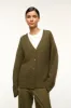 MATILDA CARDIGAN | SERGEANT GREEN sold by STAUD