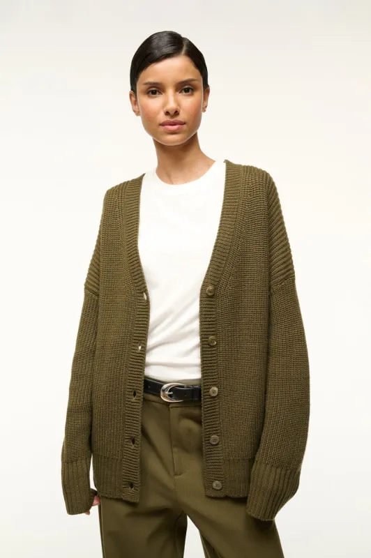 MATILDA CARDIGAN | SERGEANT GREEN sold by STAUD