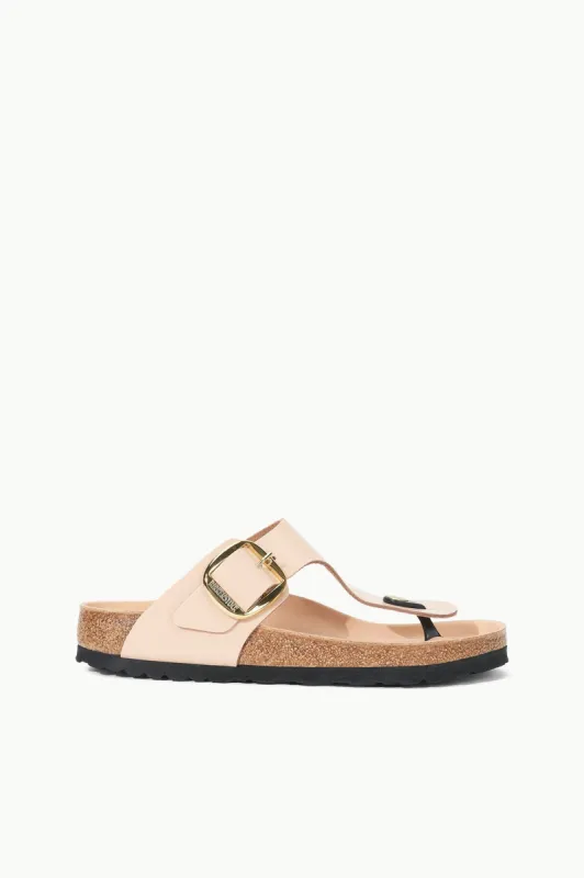 BIRKENSTOCK GIZEH BIG BUCKLE SANDAL | HIGH SHINE NEW BEIGE sold by STAUD