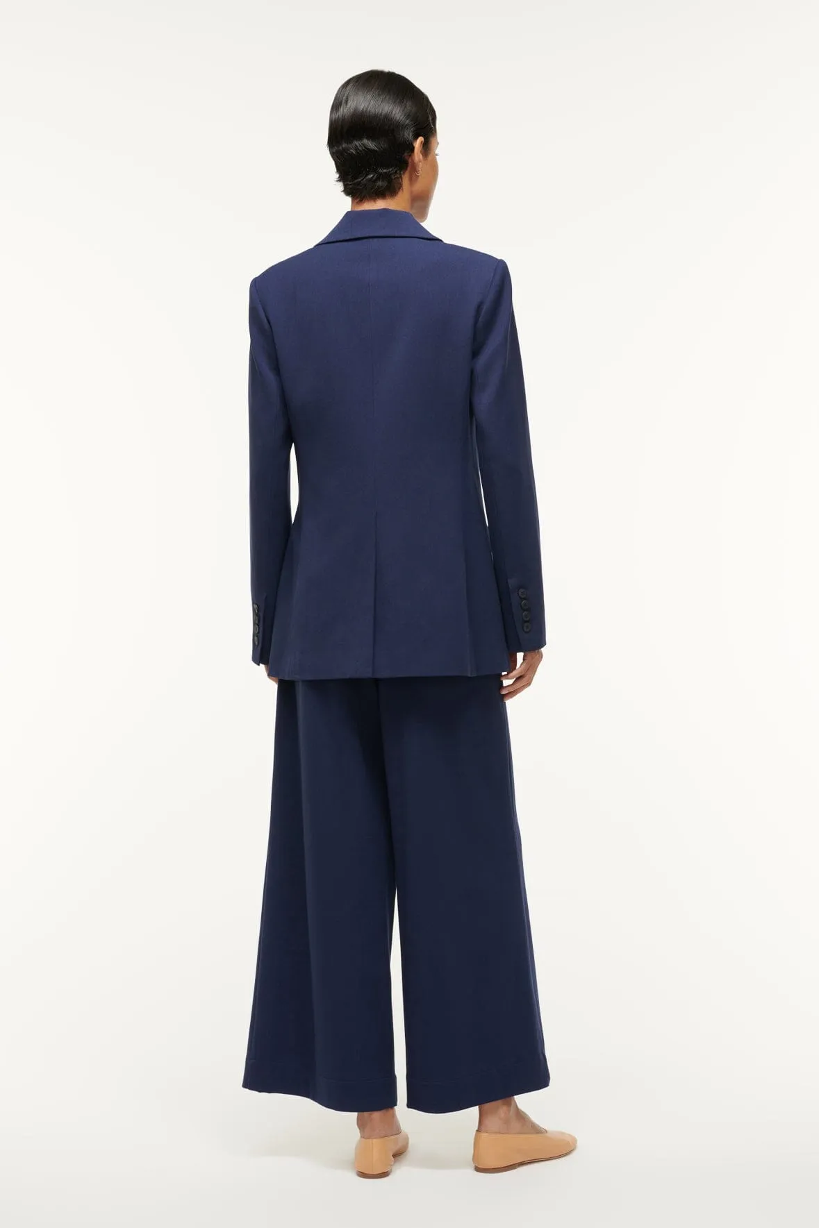 CITY BLAZER | NAVY sold by STAUD product image thumbnail 4