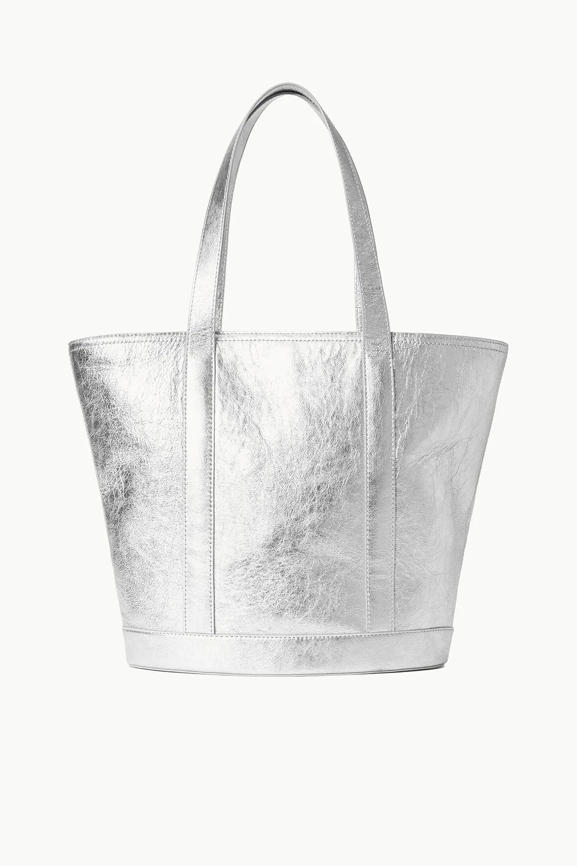 ALLORA TOTE | SILVER sold by STAUD