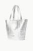 ALLORA TOTE | SILVER sold by STAUD