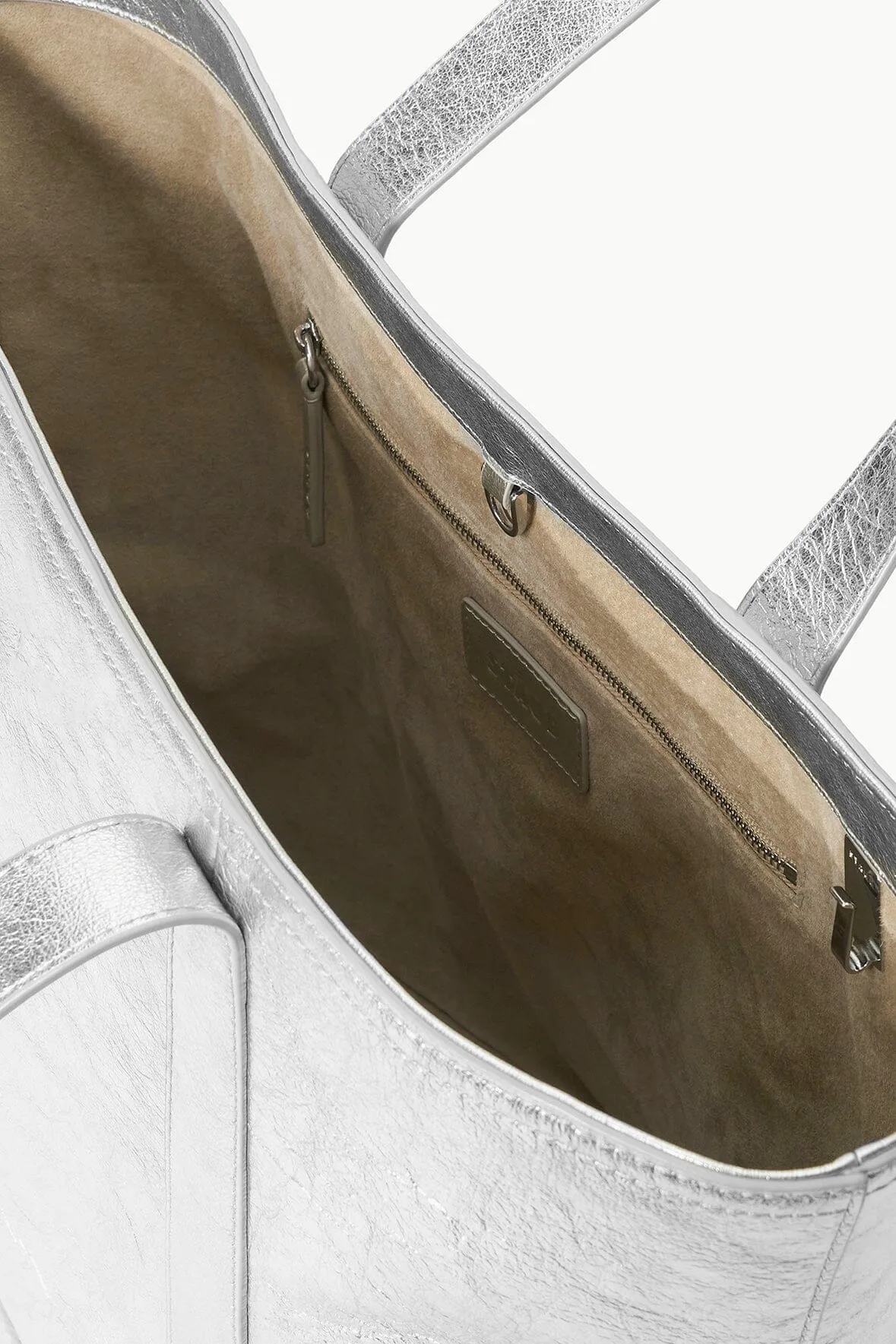 ALLORA TOTE | SILVER sold by STAUD product image thumbnail 5