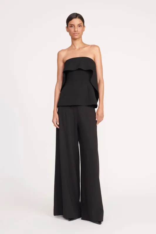 ANASTASIA TOP | BLACK sold by STAUD