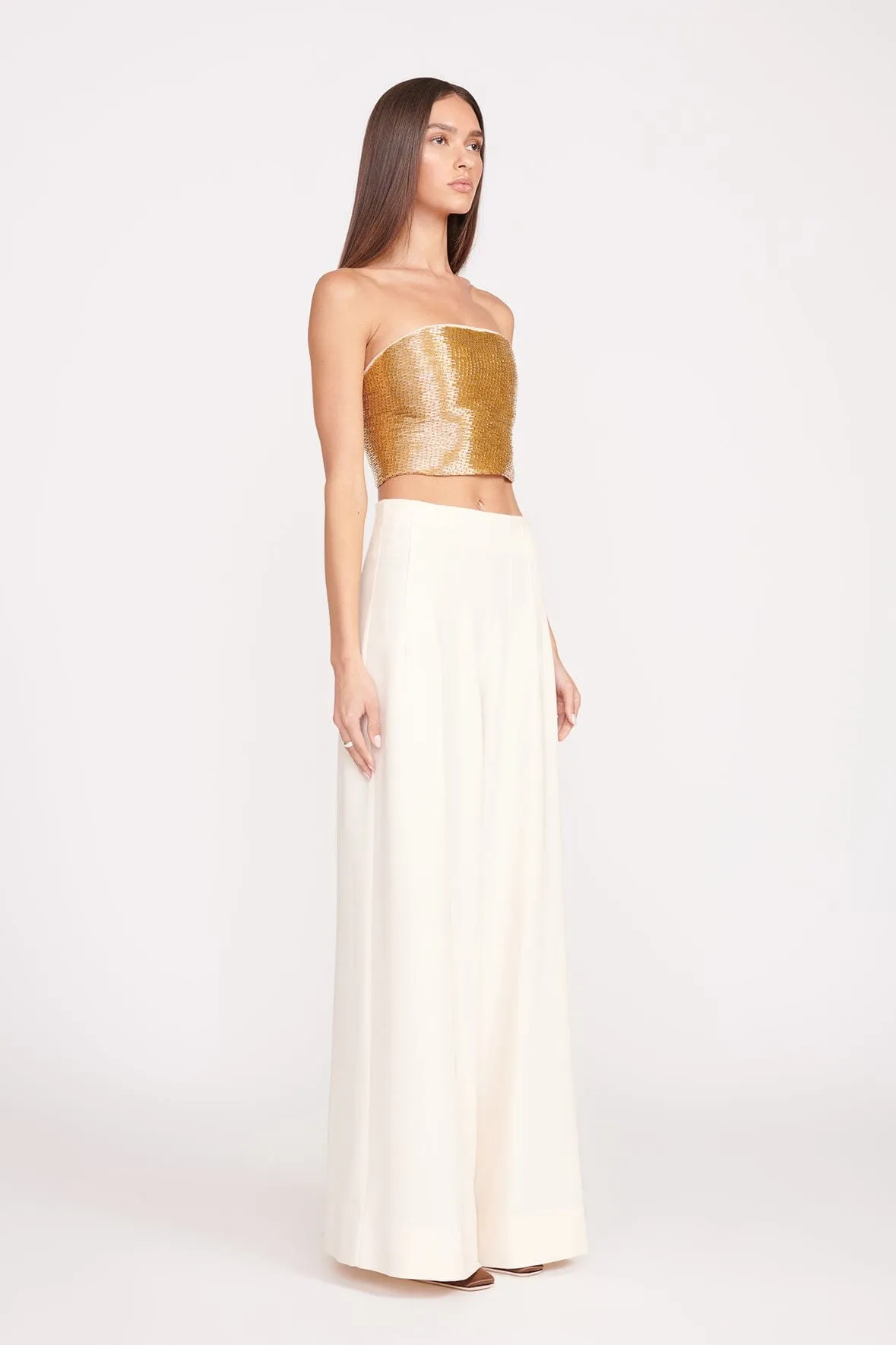 NYLA TOP | GOLD sold by STAUD product image thumbnail 3