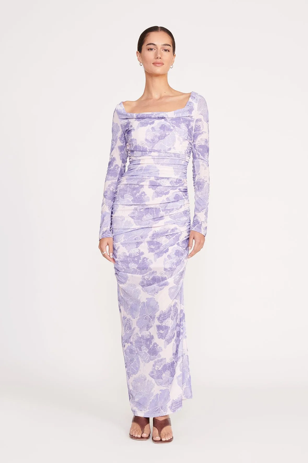 SOLANA DRESS | ANTIQUE PRESSED FLOWERS sold by STAUD product image thumbnail 5