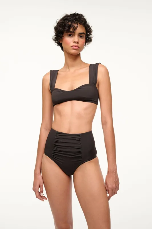 MELROSE BIKINI TOP | BLACK sold by STAUD