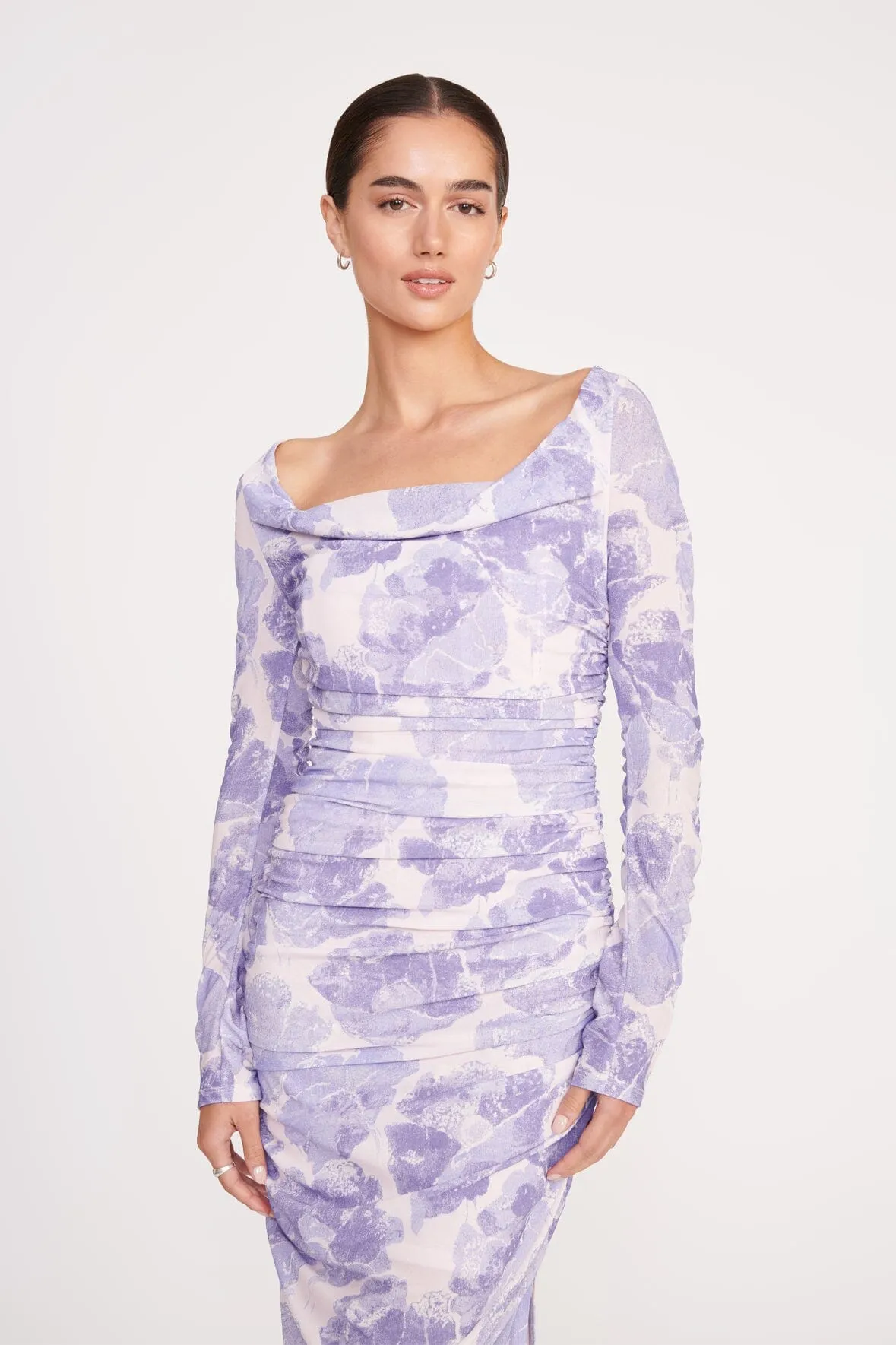 SOLANA DRESS | ANTIQUE PRESSED FLOWERS sold by STAUD product image thumbnail 2