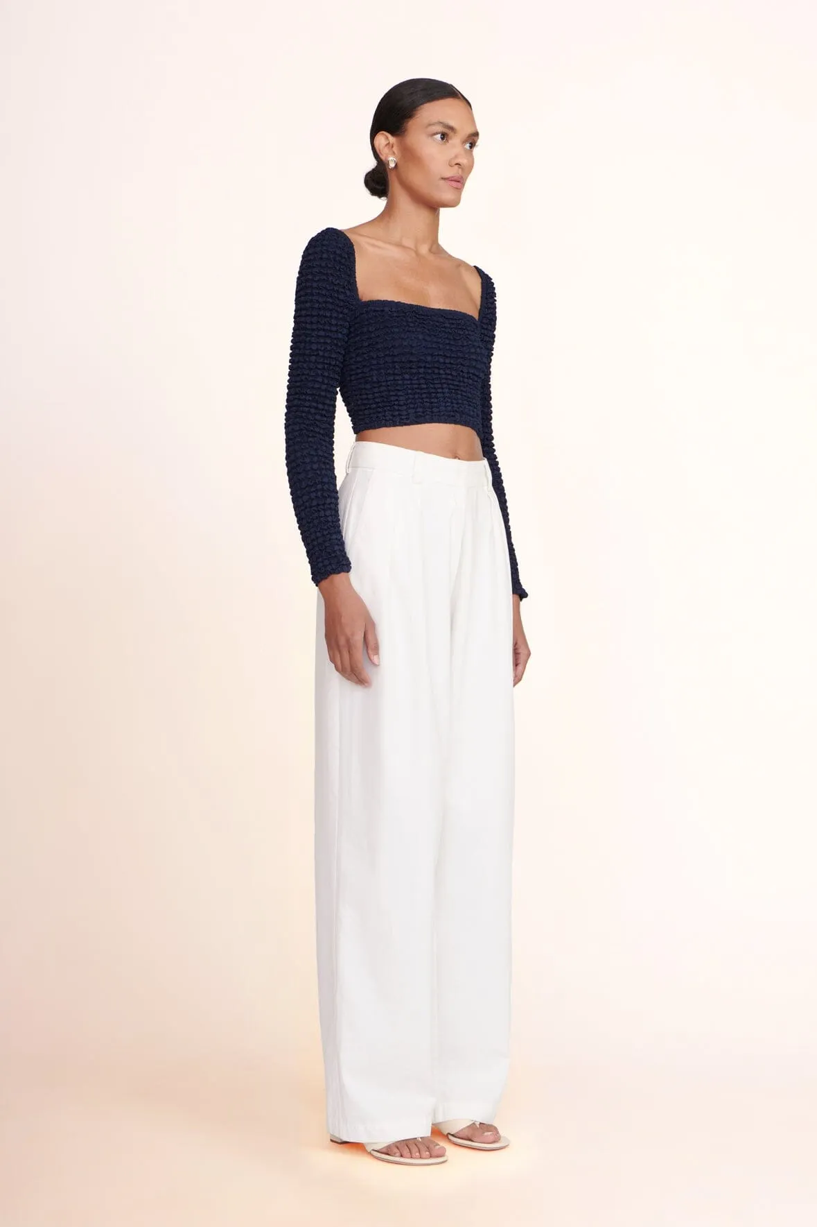 LUISA PANT | IVORY sold by STAUD product image thumbnail 2