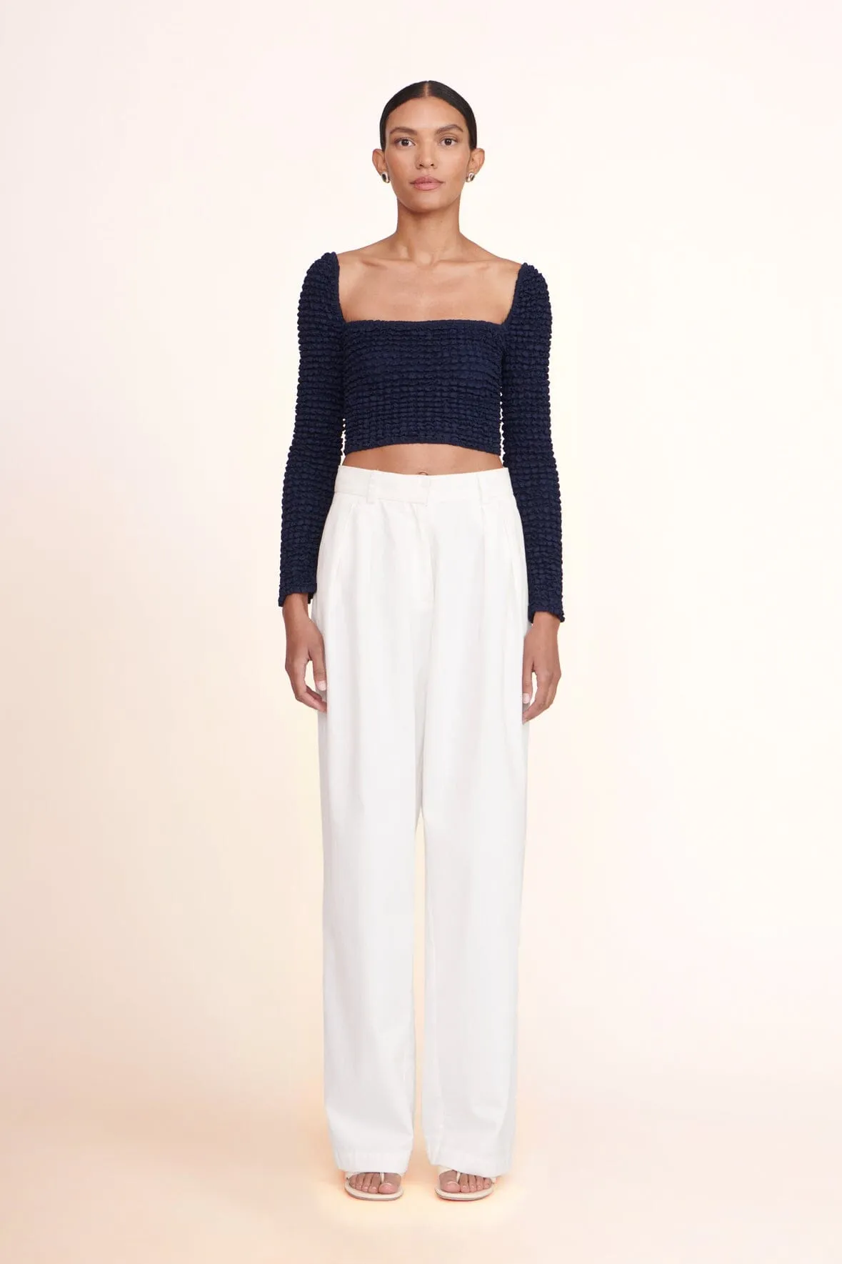 LUISA PANT | IVORY sold by STAUD