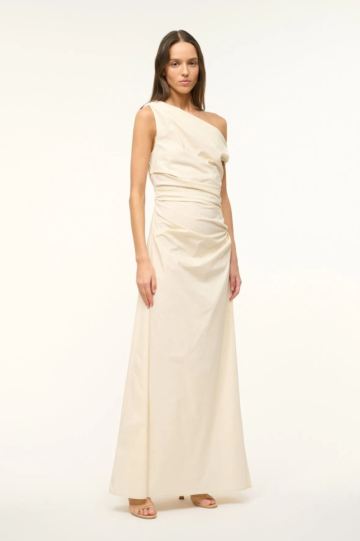 MAXI PHARE DRESS | BUTTERCREAM sold by STAUD product image thumbnail 2
