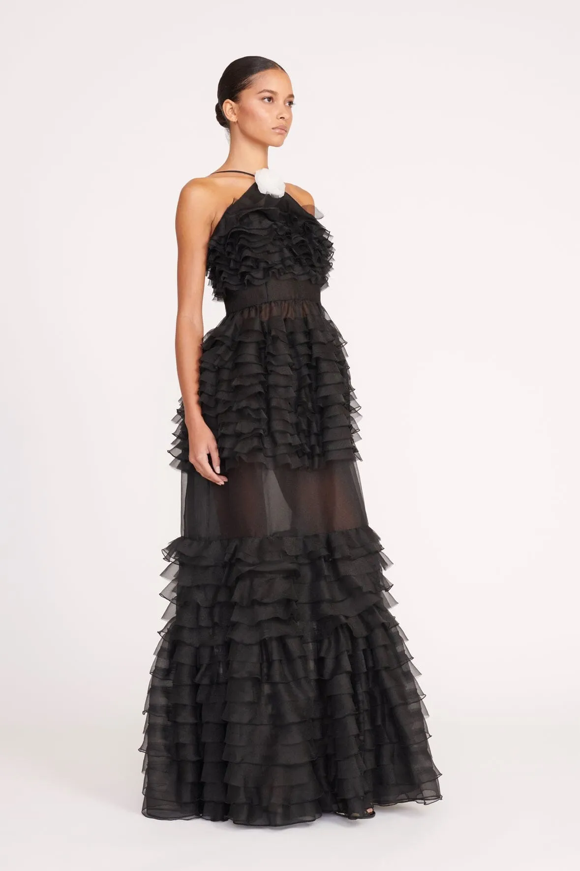 FLORIAN DRESS | BLACK sold by STAUD product image thumbnail 3