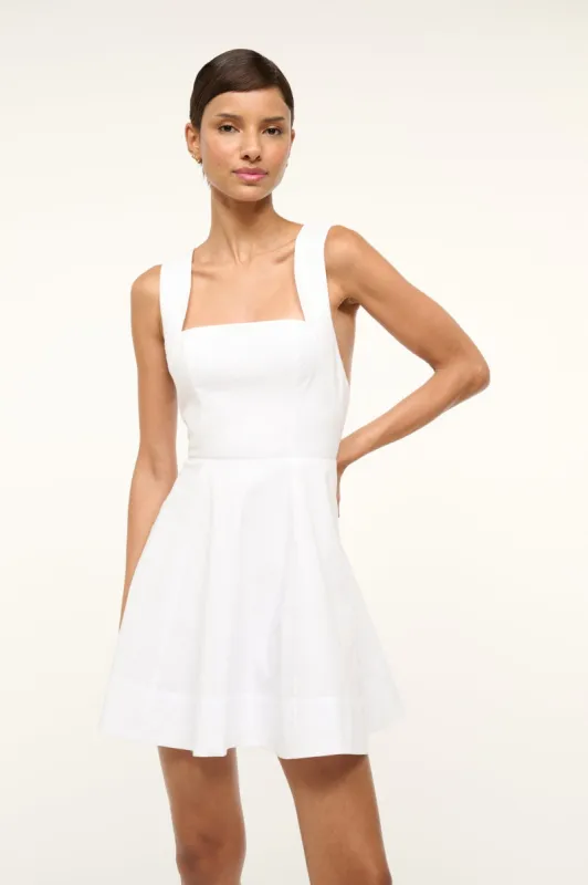MINI TERESA DRESS | WHITE sold by STAUD