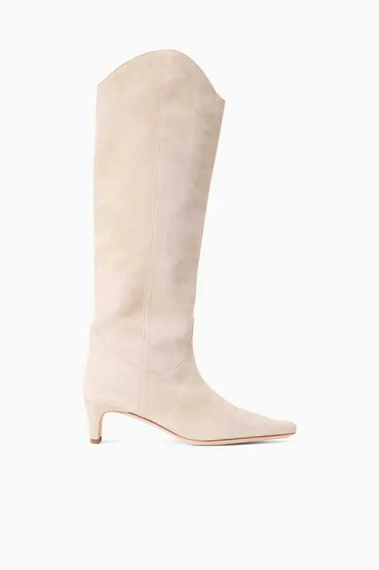 WESTERN WALLY BOOT | MINK SUEDE sold by STAUD