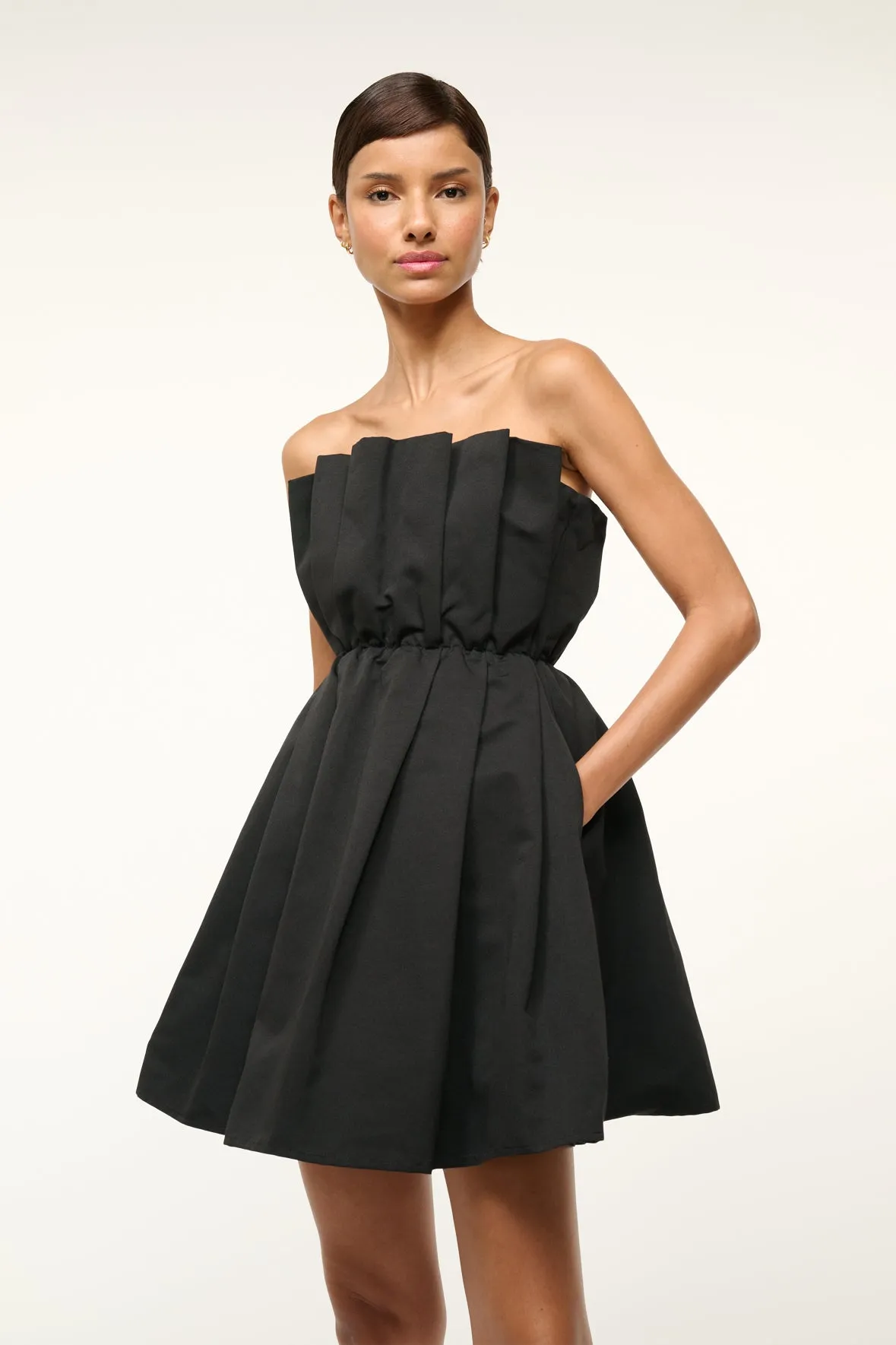 CORDELIA DRESS | BLACK sold by STAUD product image thumbnail 4