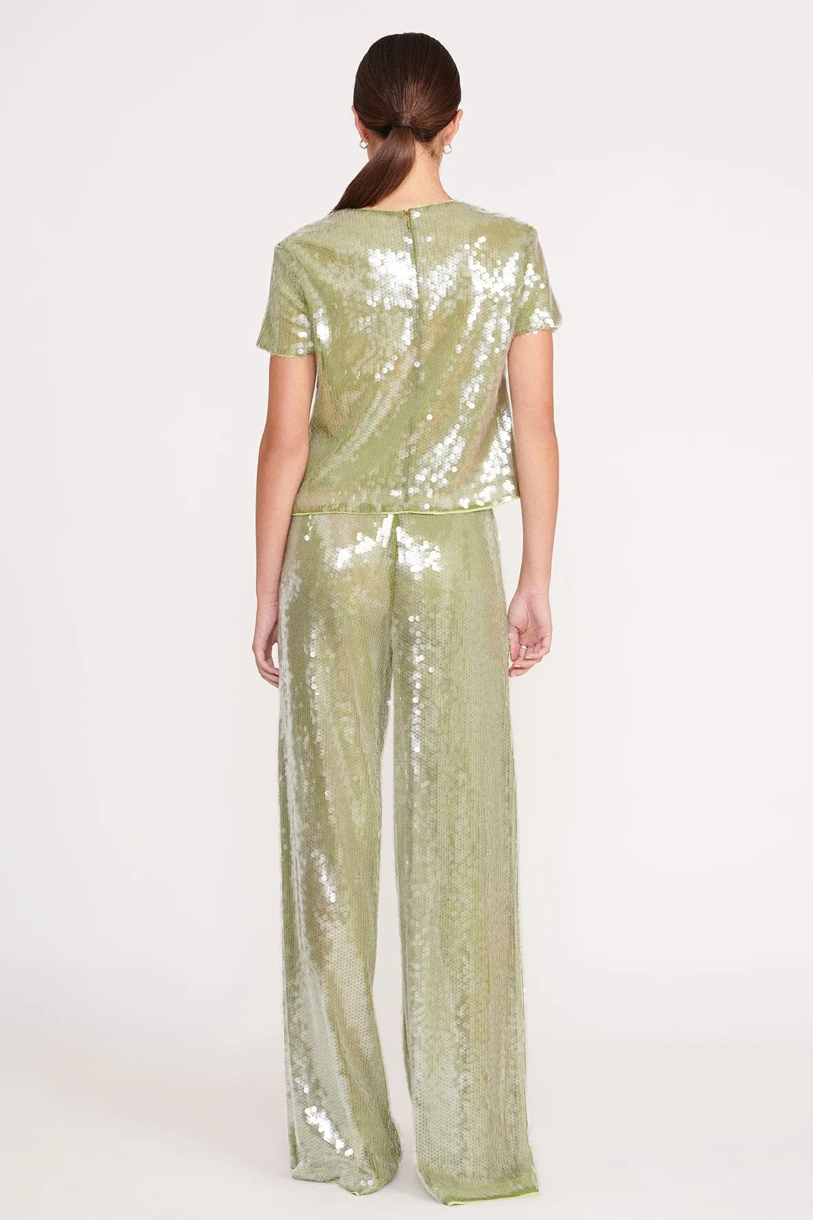 QUINCY TOP | GARDEN MOSS sold by STAUD product image thumbnail 4