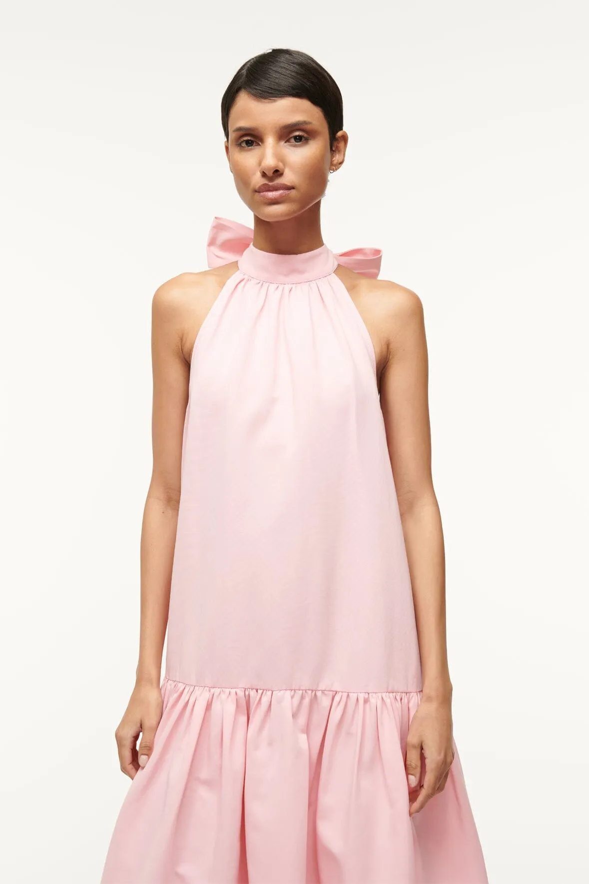 MAXI MARLOWE DRESS | PEARL PINK sold by STAUD product image thumbnail 3