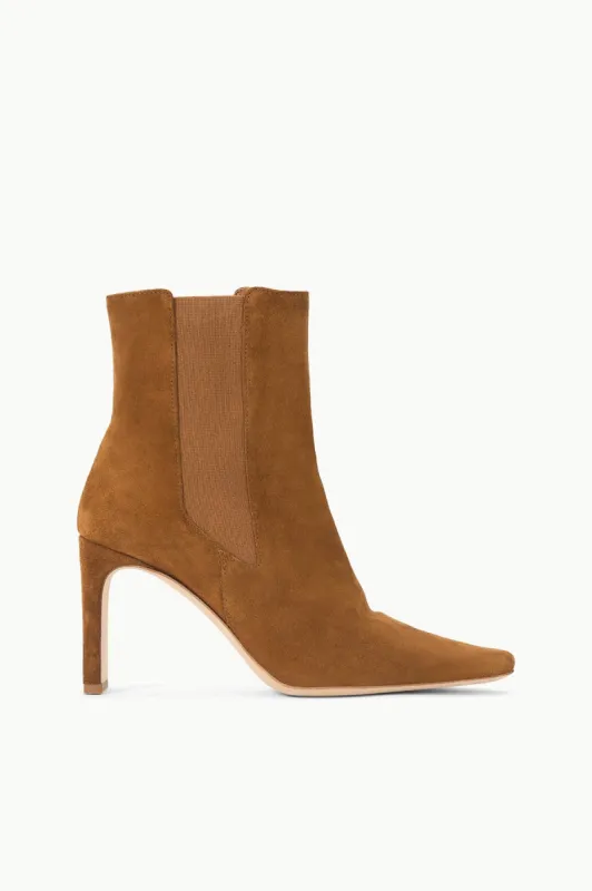 WALLY HIGH HEEL ANKLE BOOT | TAN sold by STAUD