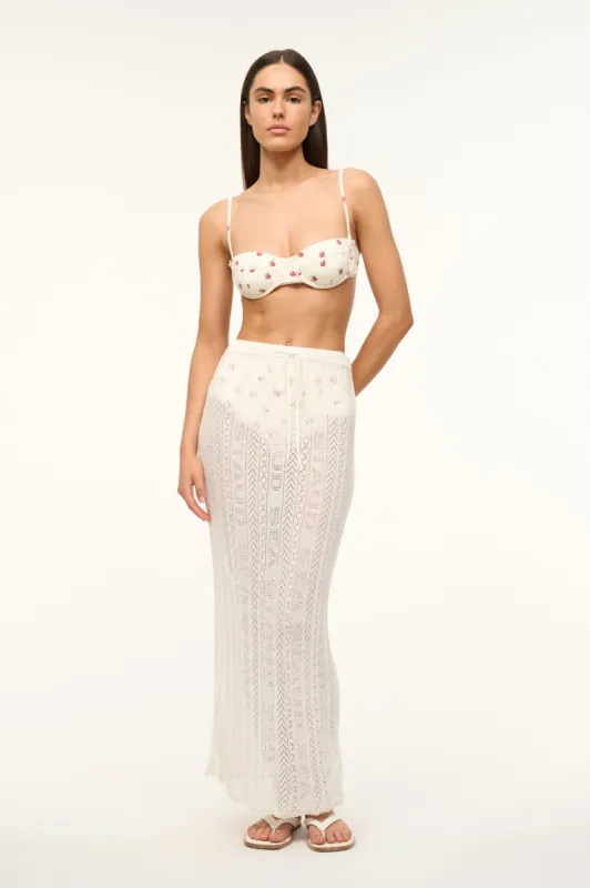 ST MALO COVERUP SKIRT | IVORY sold by STAUD