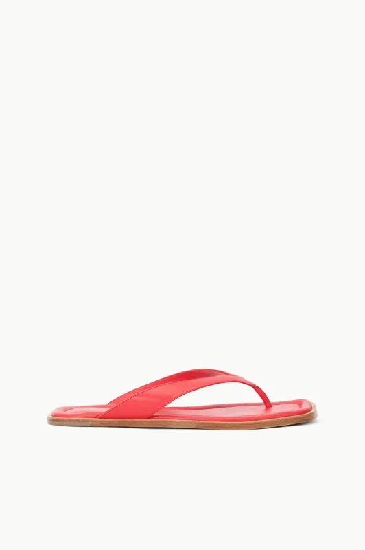 DANTE THONG SLIDE | RED ROSE sold by STAUD