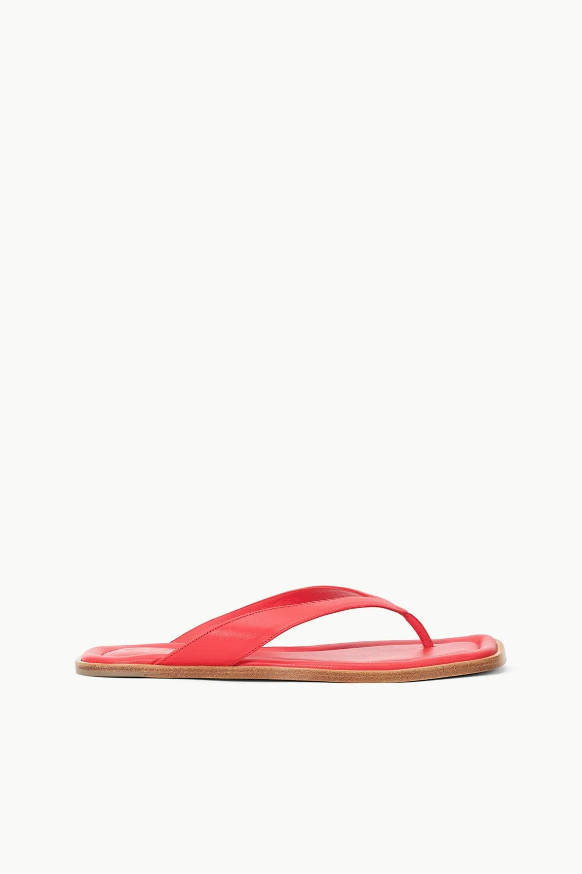 DANTE THONG SLIDE | RED ROSE sold by STAUD