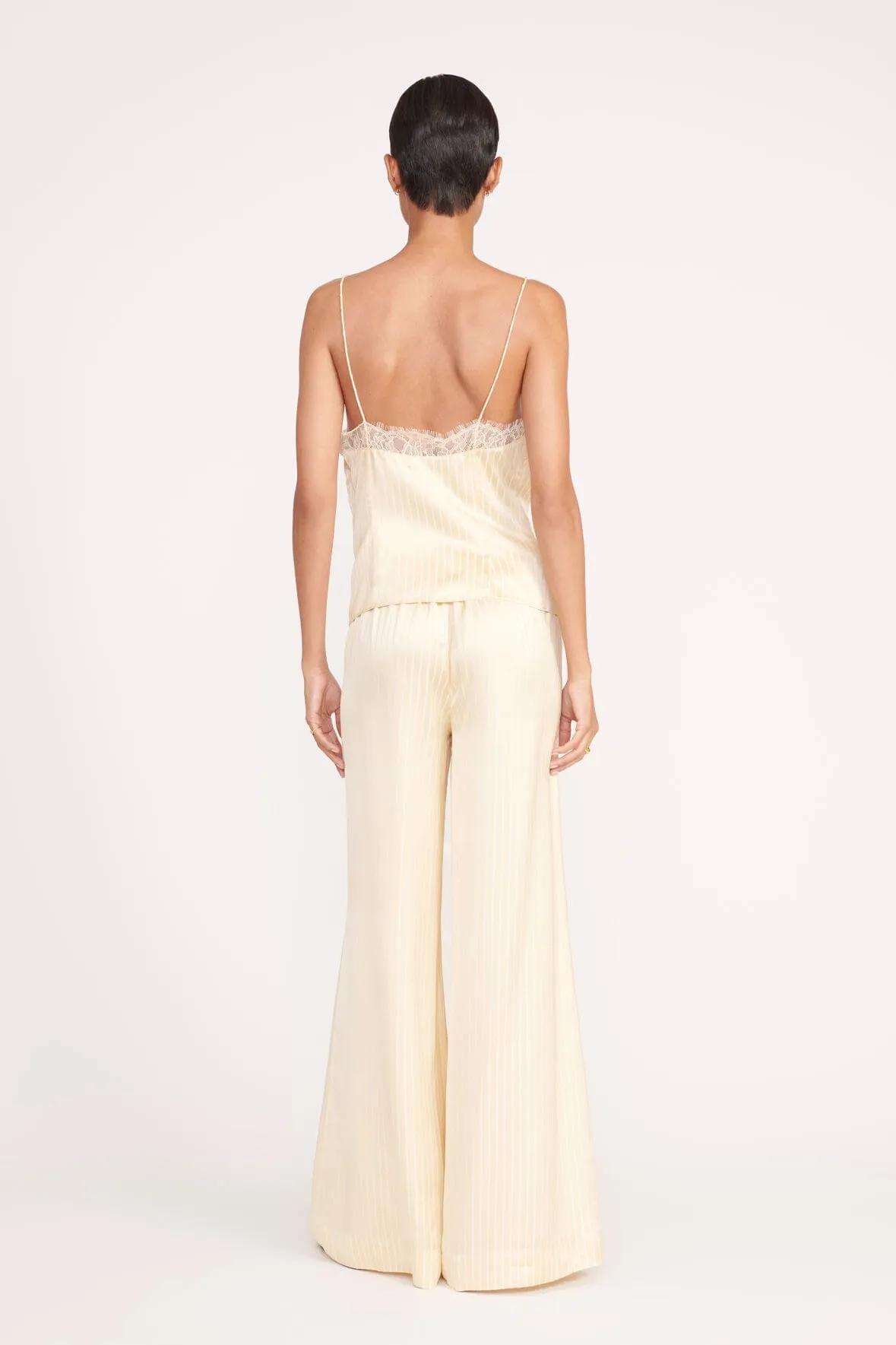 LUKE PANT | GOLD STRIPE sold by STAUD product image thumbnail 3