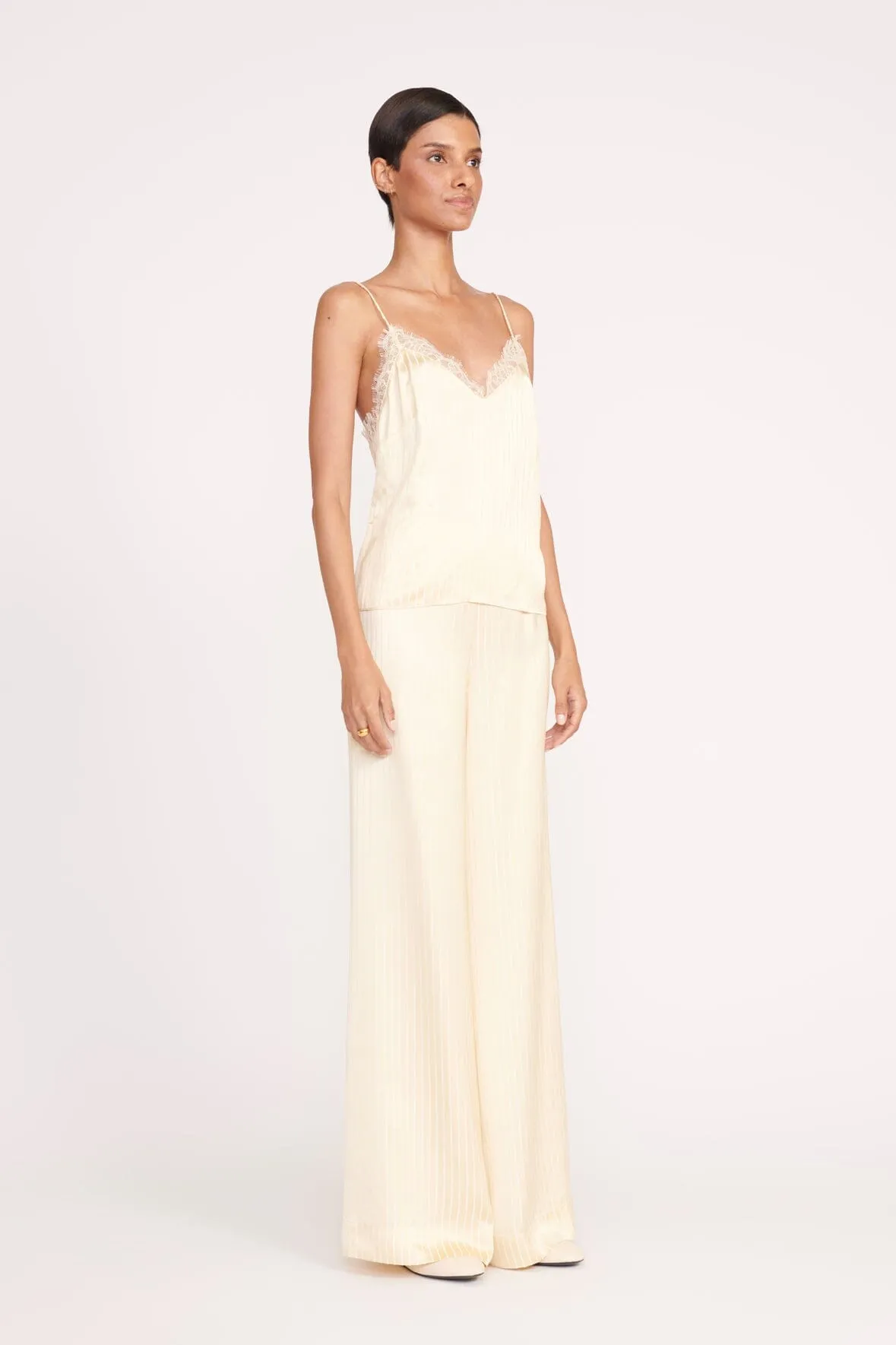 LUKE PANT | GOLD STRIPE sold by STAUD product image thumbnail 2