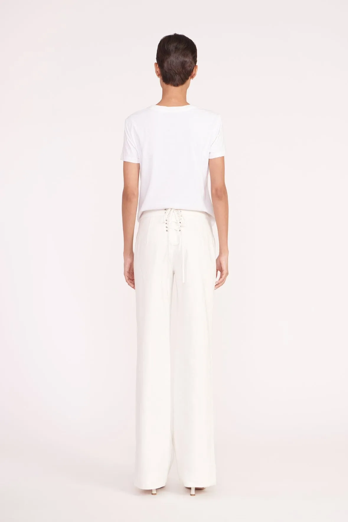 CARTER PANT | WHITE sold by STAUD product image thumbnail 3