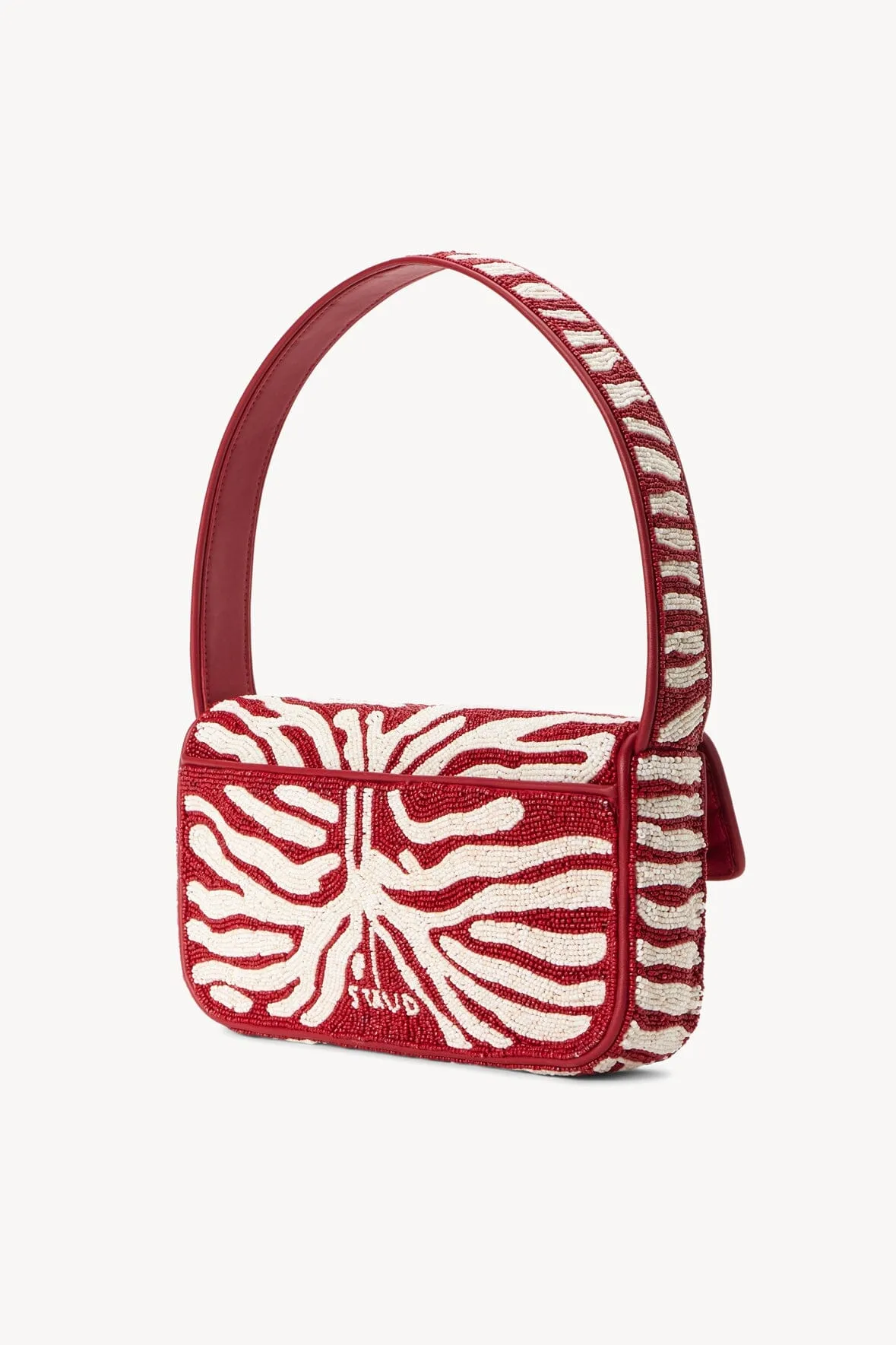 TOMMY BEADED BAG | SCARLET WHITE sold by STAUD product image thumbnail 3