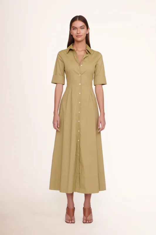 JOAN MAXI DRESS | KHAKI sold by STAUD