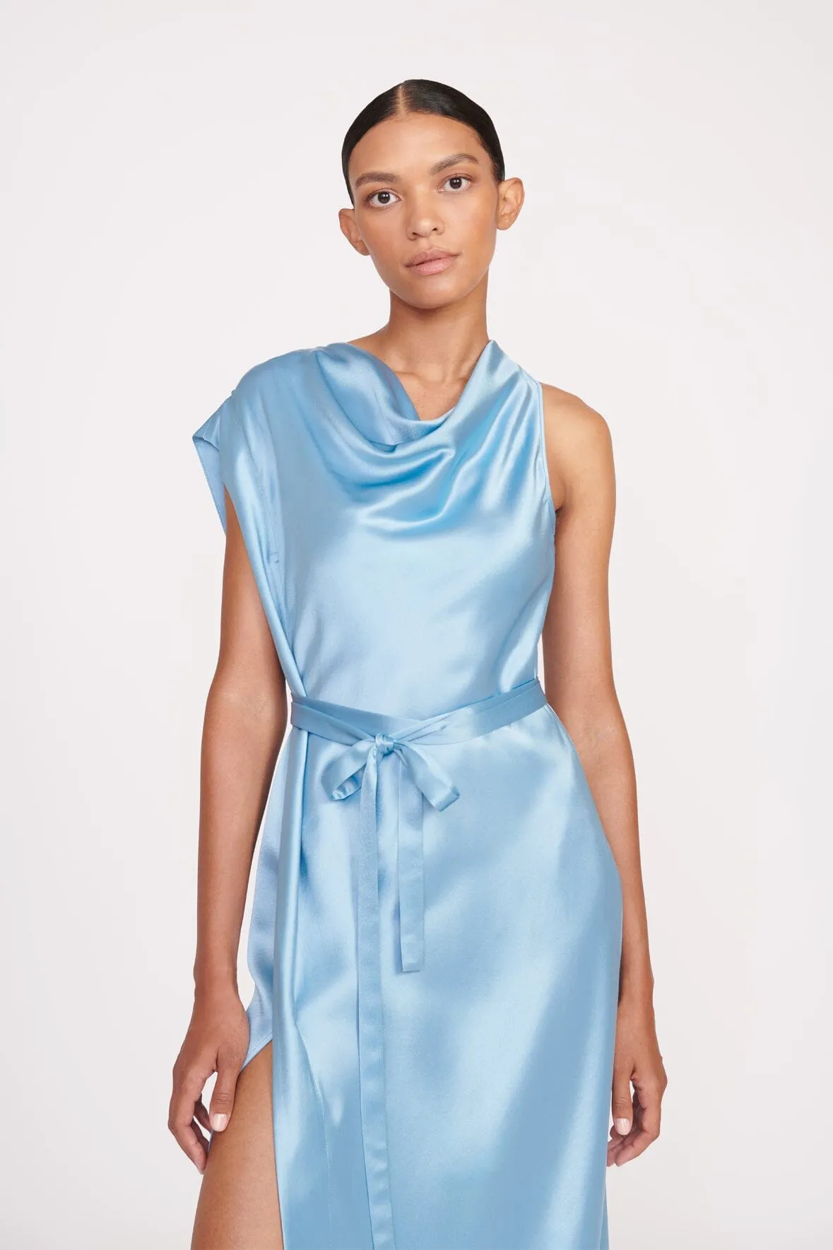 TROUPE DRESS | FRENCH BLUE sold by STAUD product image thumbnail 4