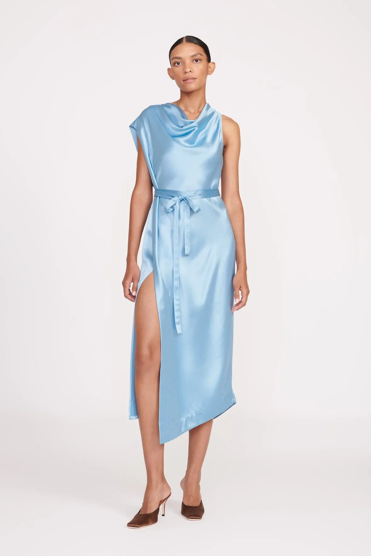 TROUPE DRESS | FRENCH BLUE sold by STAUD product image thumbnail 5