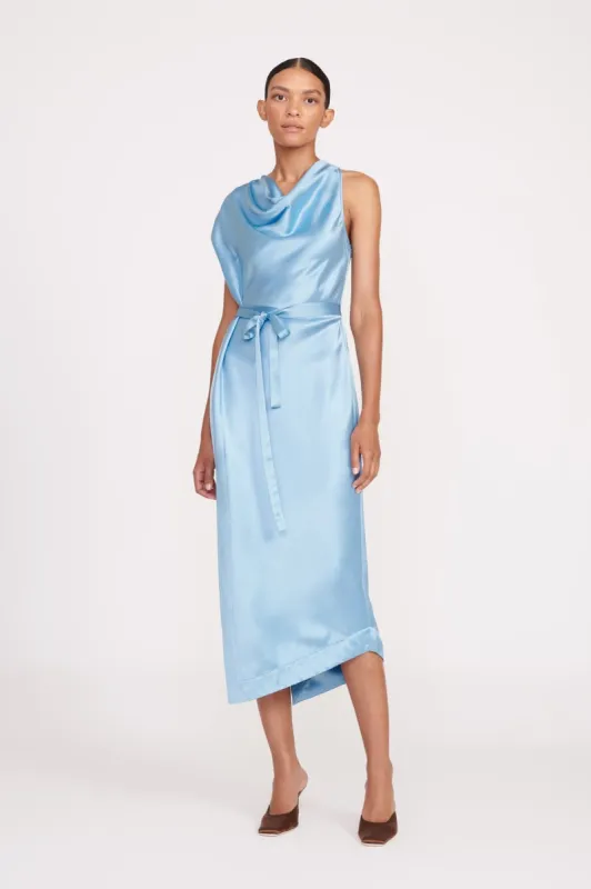 TROUPE DRESS | FRENCH BLUE sold by STAUD