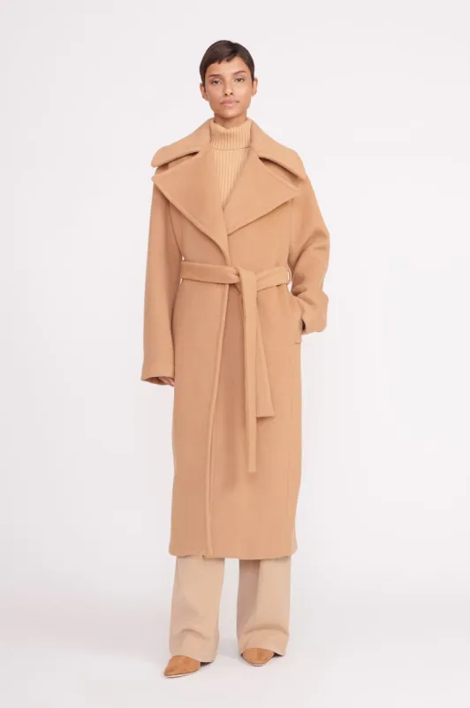 CARVER COAT | CAMEL sold by STAUD