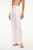 ALIZE PANT | WHITE sold by STAUD