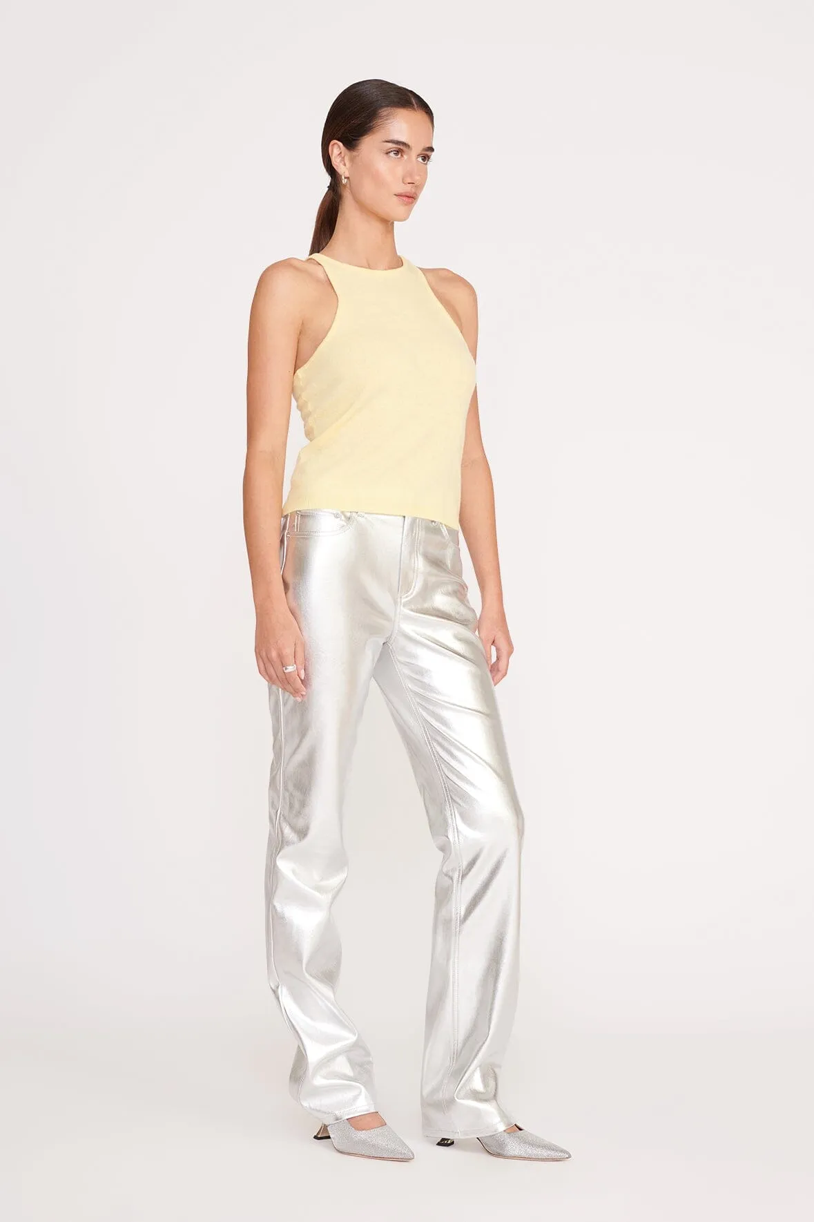 CHISEL PANT | SILVER sold by STAUD product image thumbnail 2