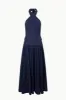 HARRINGTON DRESS | NAVY sold by STAUD