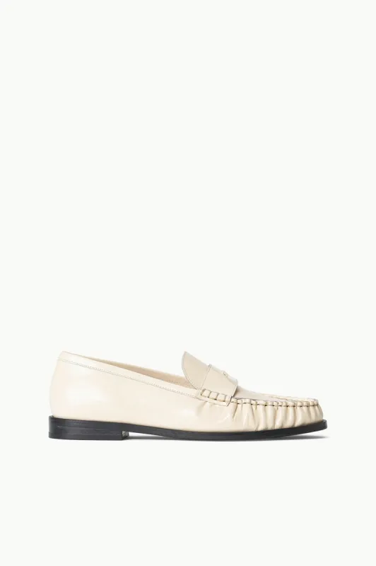 LOULOU LOAFER | CREAM sold by STAUD