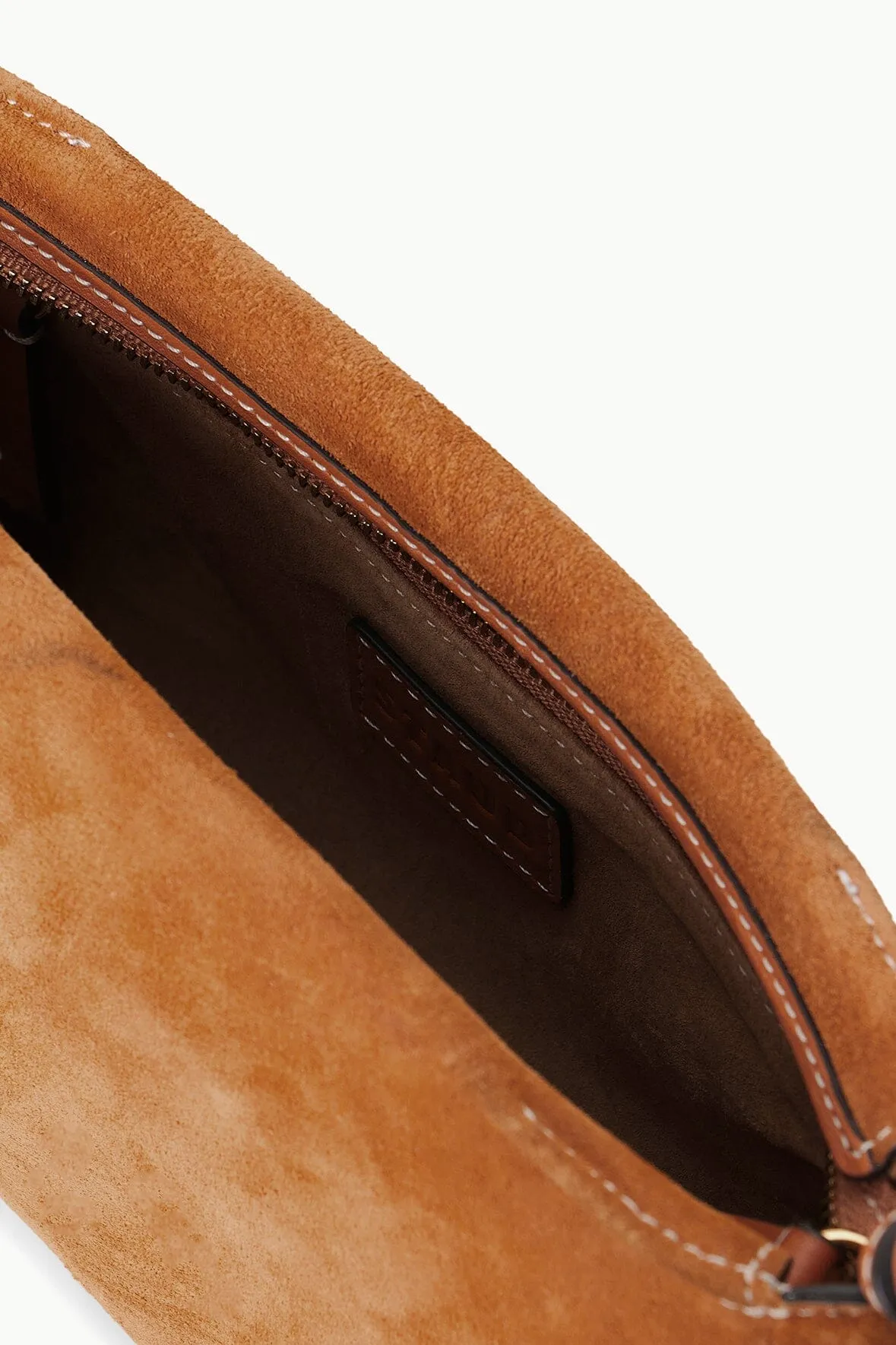 VIVI CROSSBODY BAG | TAN SUEDE sold by STAUD product image thumbnail 5