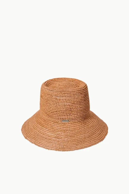 RITA BUCKET HAT | TAN sold by STAUD