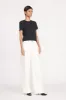 CREW NECK T SHIRT | BLACK sold by STAUD