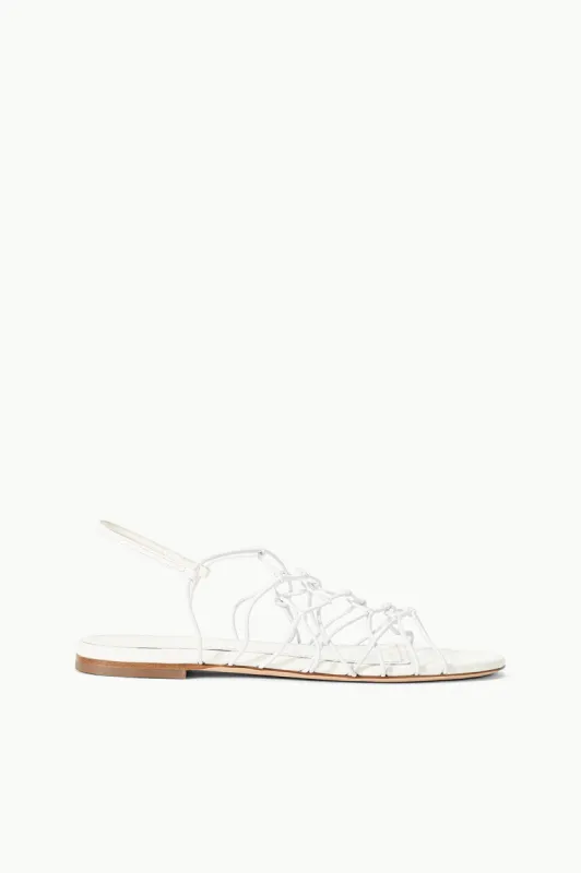 GIO KNOT SANDAL | PAPER sold by STAUD