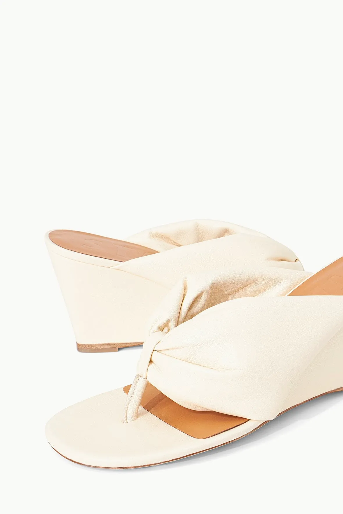 DAHLIA WEDGE | CREAM sold by STAUD product image thumbnail 4
