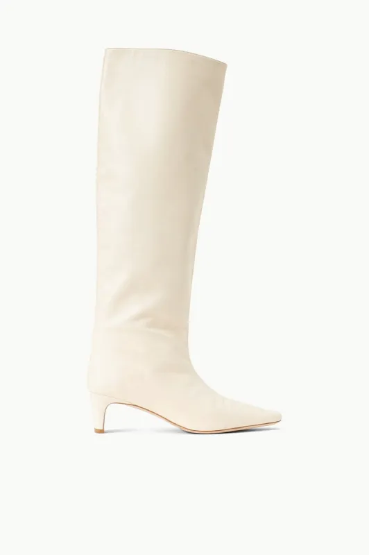 WALLY BOOT | CREAM sold by STAUD