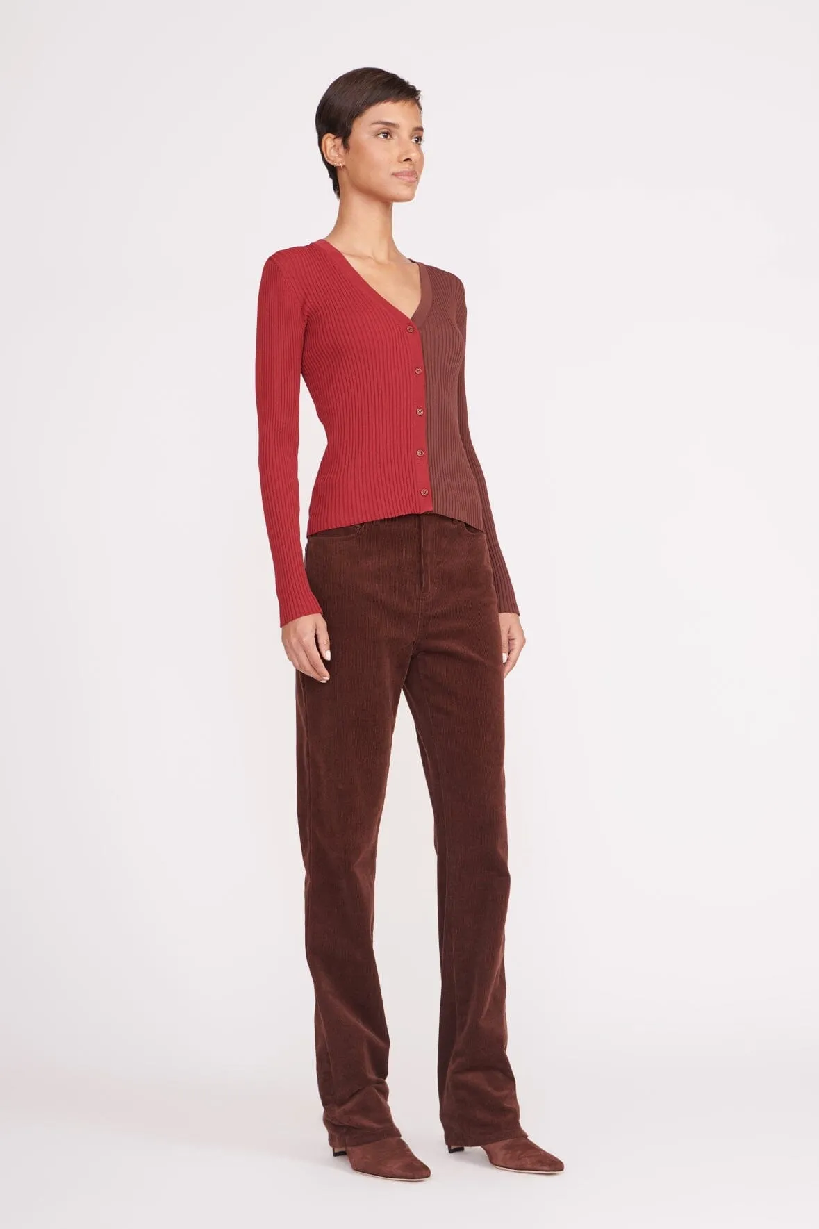 CARGO SWEATER | SYRAH CHOCOLATE sold by STAUD product image thumbnail 3