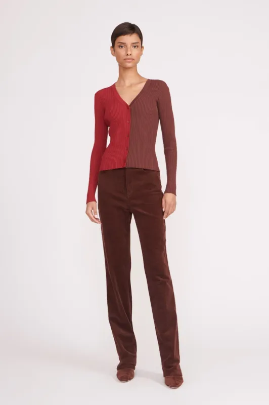 CARGO SWEATER | SYRAH CHOCOLATE sold by STAUD