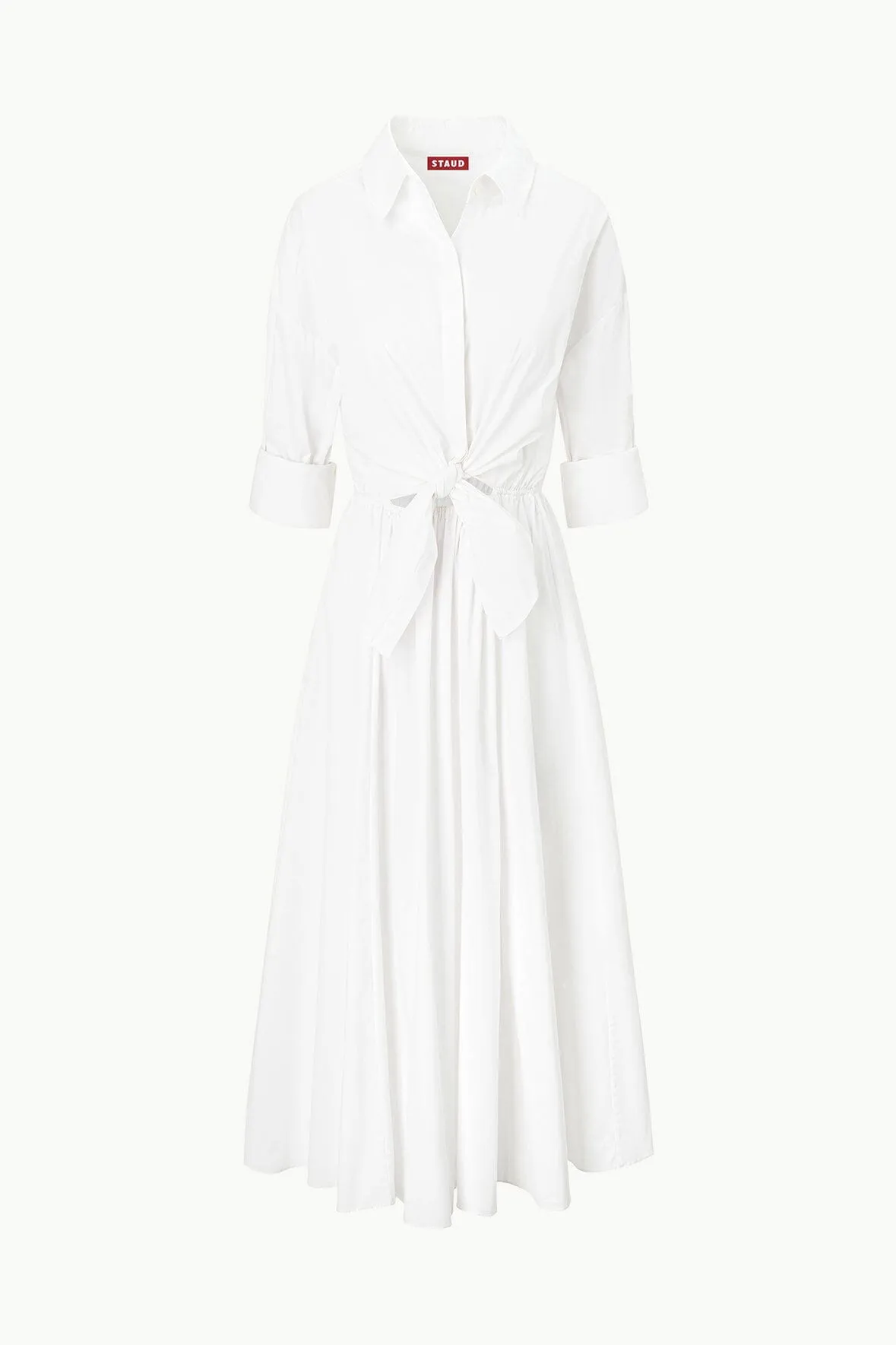 LISA DRESS | WHITE sold by STAUD product image thumbnail 5