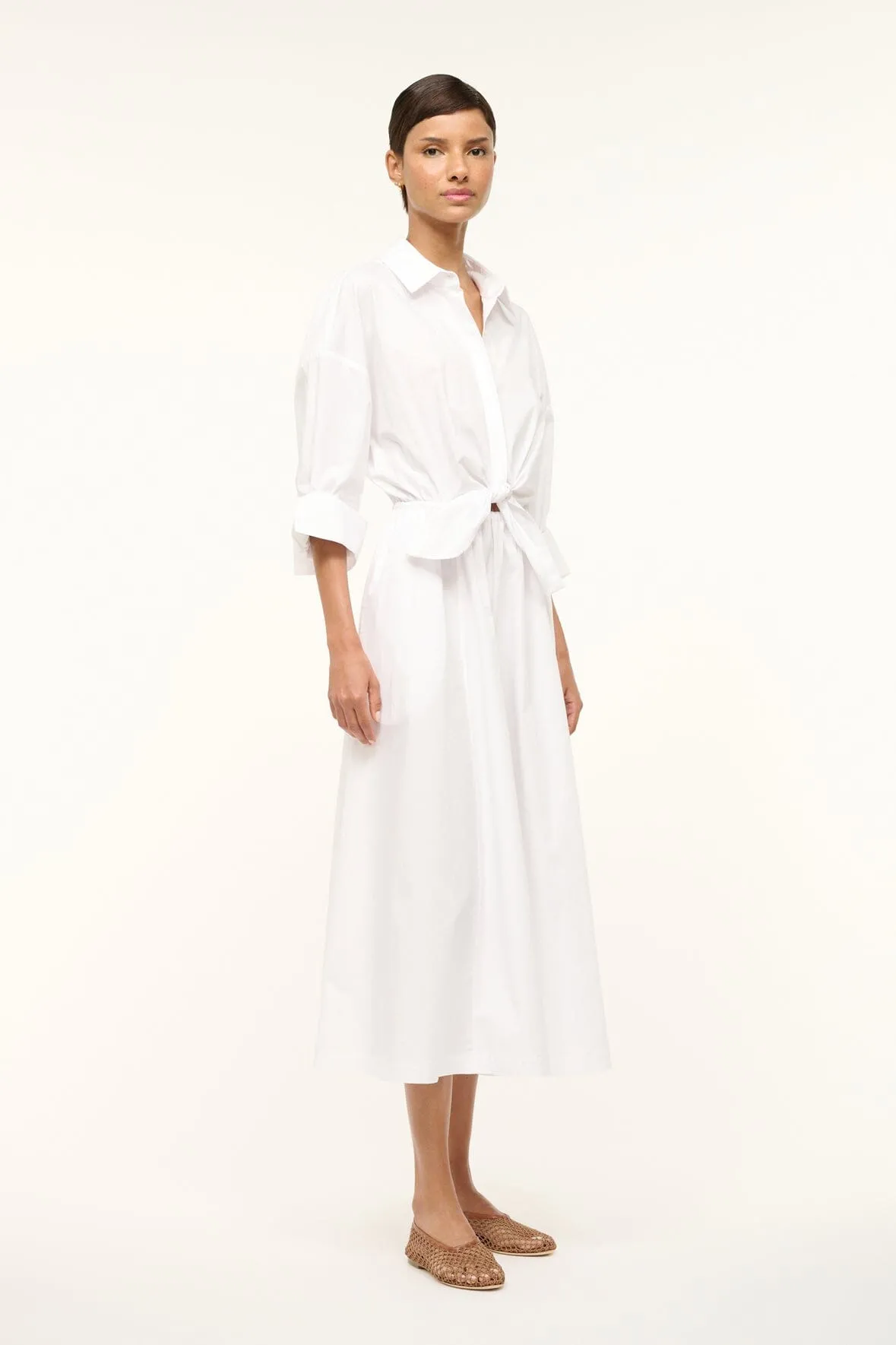 LISA DRESS | WHITE sold by STAUD product image thumbnail 3