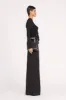 MINI SHIRLEY BAG | BLACK SNAKE EMBOSSED sold by STAUD