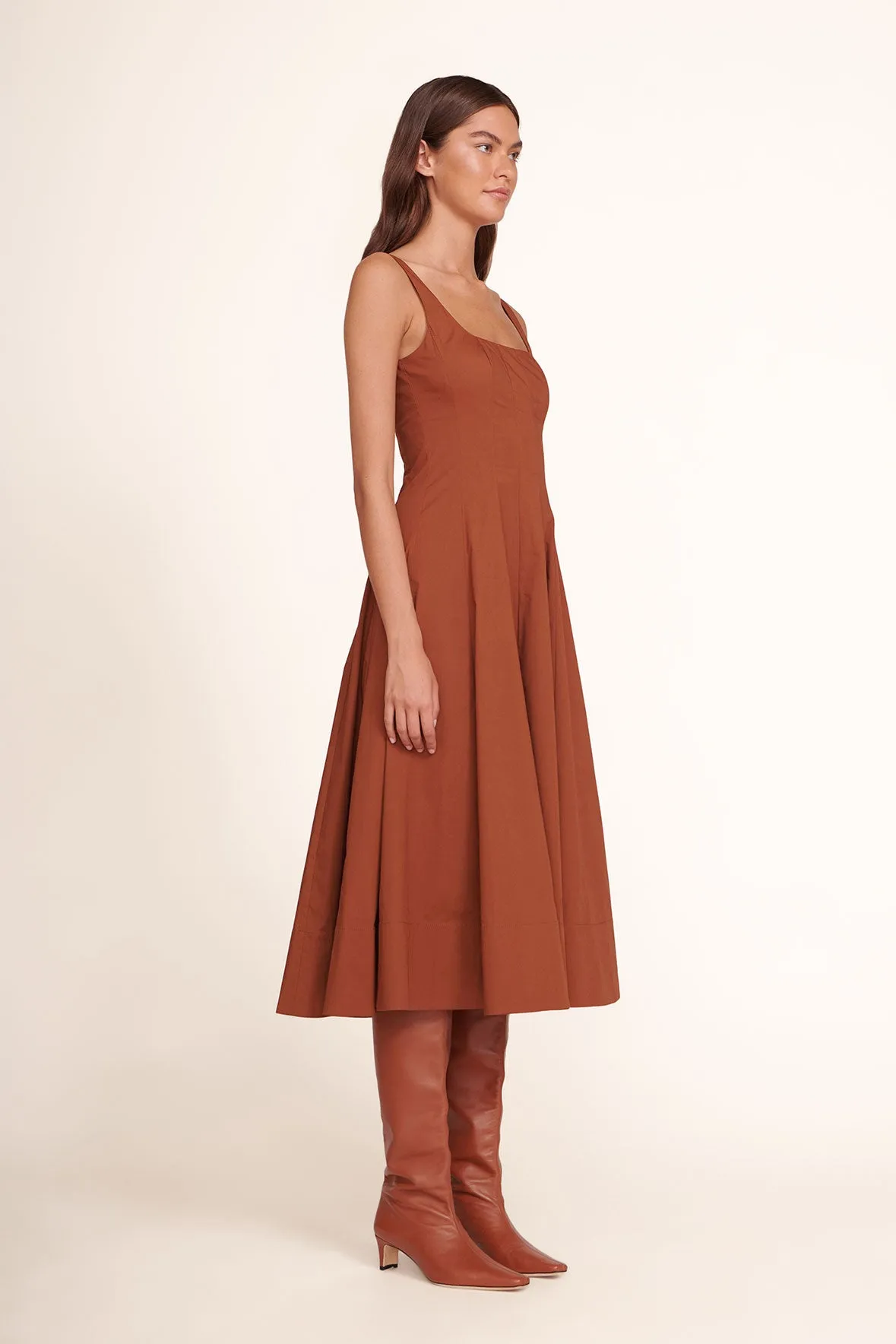 WELLS DRESS | TAN sold by STAUD product image thumbnail 3
